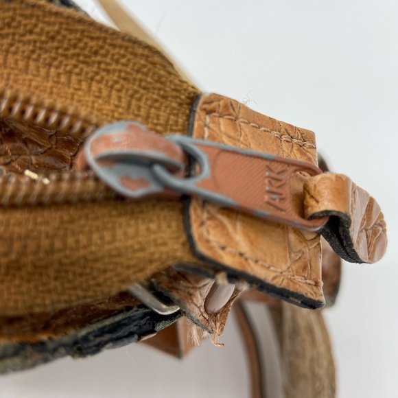 Vintage John Weitz Alligator Embossed Leather Bag - Picture 6 of 9